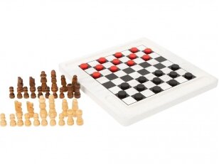 Šachmatai ir šaškės DU VIENAME